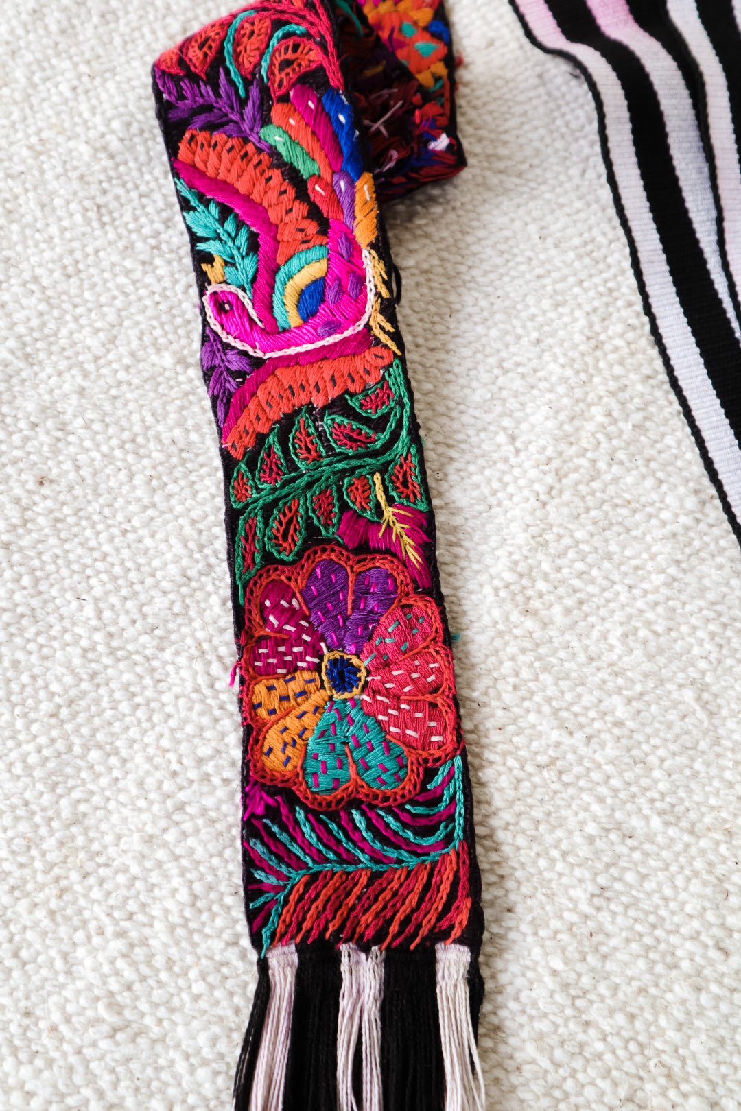 Vintage Mayan Belt - "Faja" - Tesoros Maya