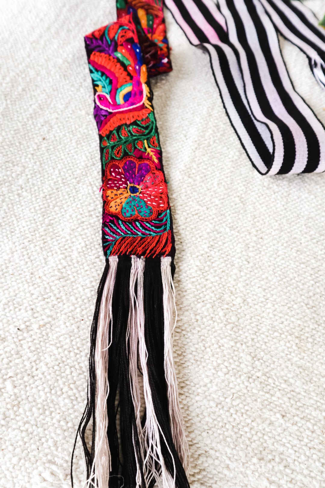 Vintage Mayan Belt - "Faja" - Tesoros Maya