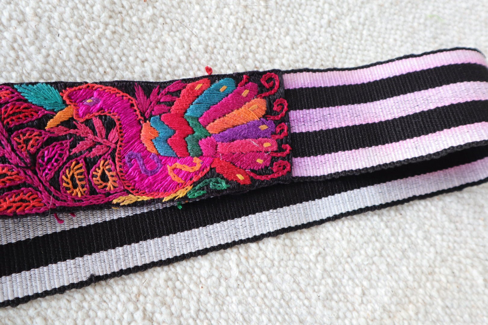 Vintage Mayan Belt - "Faja" - Tesoros Maya