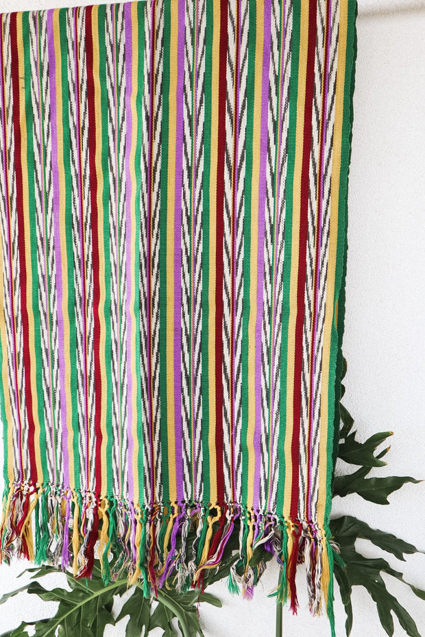 Vintage Rebozo - XELA Mayan Wrap (Pre-loved) - Tesoros Maya