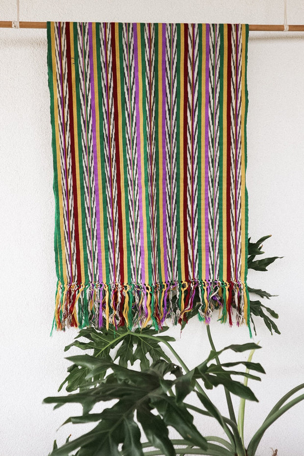 Vintage Rebozo - XELA Mayan Wrap (Pre-loved) - Tesoros Maya