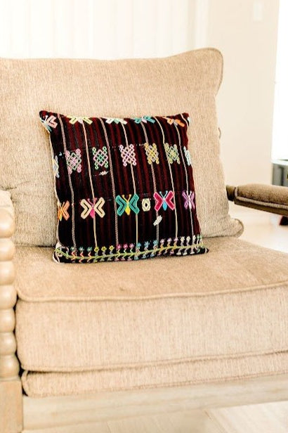 Vintage Textile Pillow - Colotenango 
