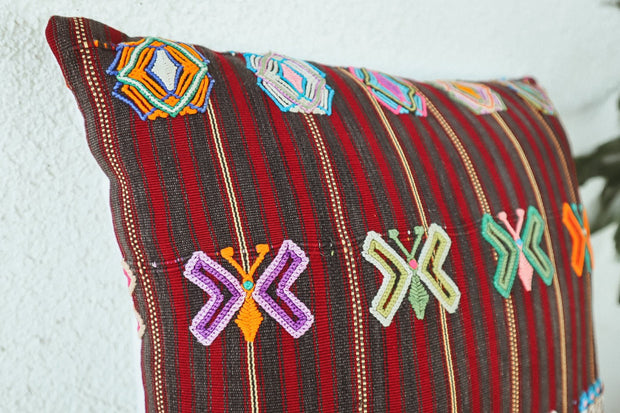 Vintage Textile Pillow - No. 993 - Tesoros Maya