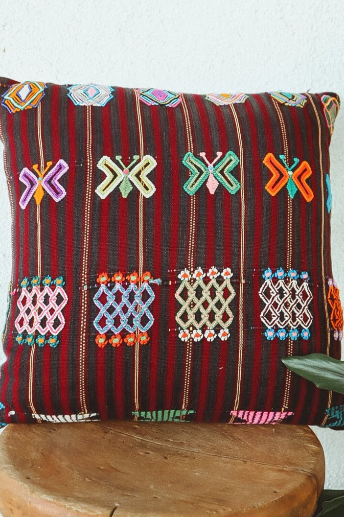 Vintage Textile Pillow 