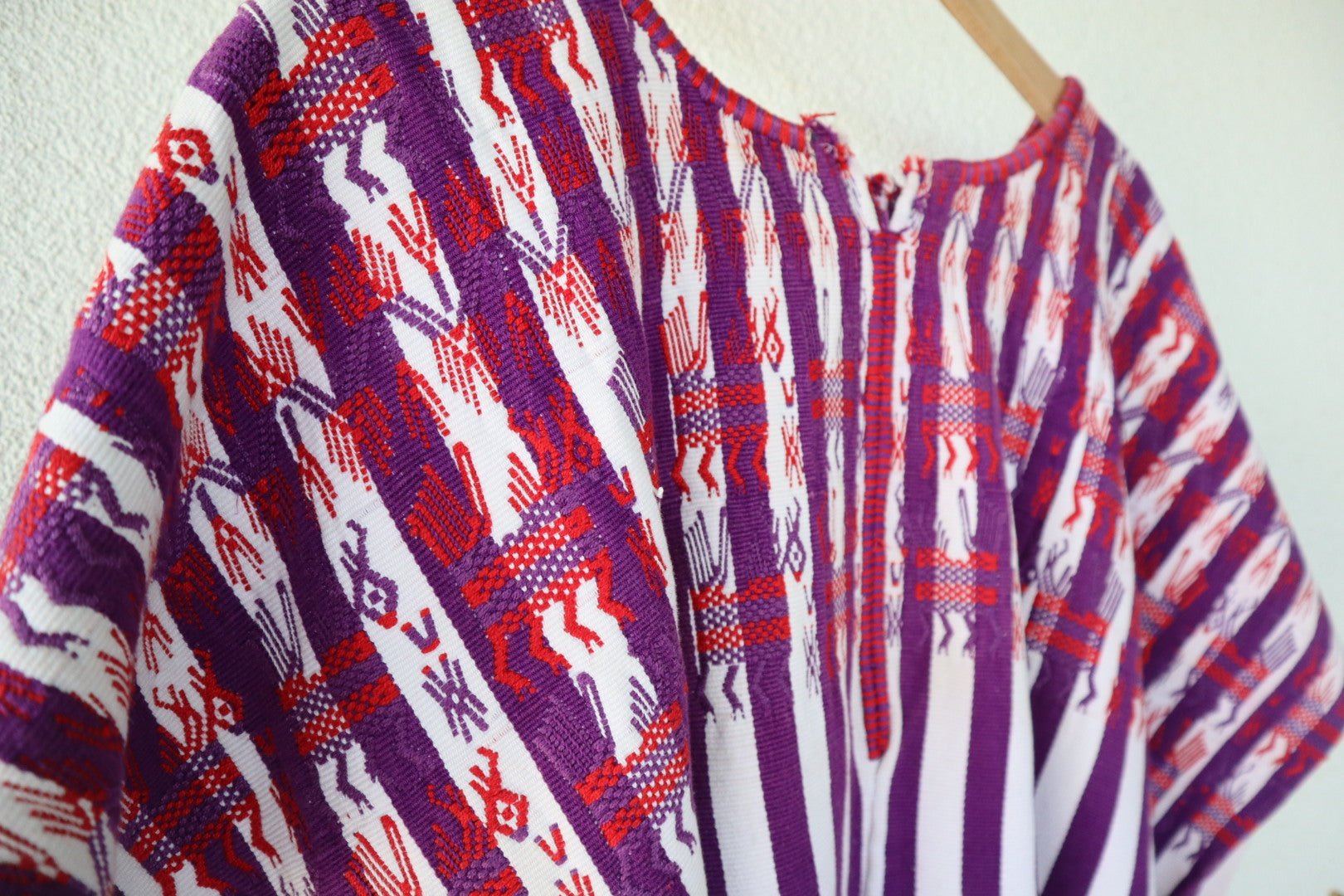 Vintage Top - Huipil (L) - Tesoros Maya